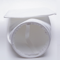Naaldgeperforeerde viltfilterzak van non-woven materiaal, micronfilter, PP/PE/NYLON/PTFE, herbruikbaar, food grade, vloeistoffilter, honing, water, ISO