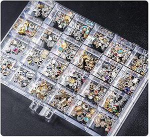 Boîte de rangement empilable en acrylique Boîte de présentation des pointes d'ongles Boîte de rangement pour ongles en diamant - Product Image 1