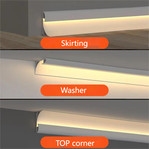 Profilo in alluminio a Led per battiscopa - Product Image 2