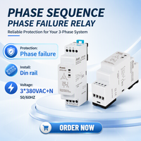 AOASIS a FKV-03N 3*380VAC avec protection contre la défaillance de phase triphasée et l'asymétrie de phase (fixe) Relais de séquence de phase 40 %