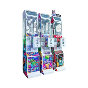 Máquina de arcada com garra única, mini boutique eletrônico de brinquedos, máquina de venda automática com garra, guindaste para pequenas empresas