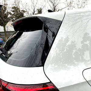 Volkswagen Golf 8 Rear Bumper Spoiler Piano Black Carbon Fiber Texture ABS Ducktail Side And Rear Exterior Modification - Product Image 2