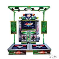 Machine de jeu de danse de jeu d'arcade le rythme de la musique étape sur la flèche avec capteur à distance Machine de jeu de danse d'arcade
