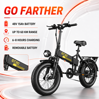 Nuevo Modelo 2027, Bicicleta Eléctrica Plegable de 500W con Llantas Anchas, Bicicleta Eléctrica, E-bike, Bicicleta Eléctrica, Fatbike