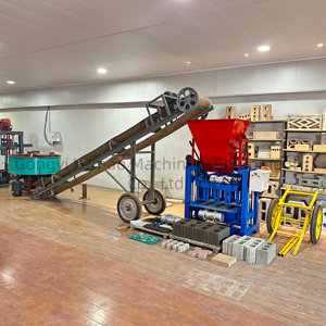 Máquina automática de fabricación de ladrillos con tolva 4-35A para pequeñas inversiones, fábrica de ladrillos a pequeña escala, máquina de bloques de hormigón de bajo costo - Product Image 5
