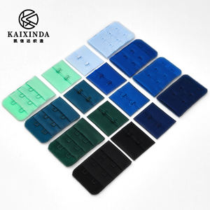 Accessoires de vêtements pour femmes en gros personnalisables : Bande de fermeture à 3 crochets pour soutien-gorge, 3 rangées 2 crochets, boucle de soutien-gorge réglable - Product Image 1