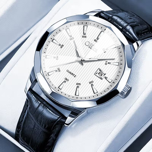 Montre Classique pour Homme, Mode Casual, Alliage, Analogique, Quartz, Étanche, Diamant, Chiffres Romains Arabes, Cadran 40MM, Montre Habillée - Product Image 5