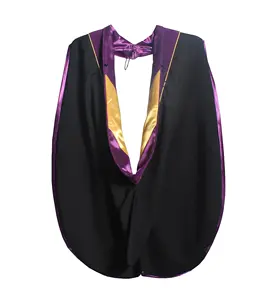 Cape <span class=keywords><strong>de</strong></span> <span class=keywords><strong>doctorat</strong></span> personnalisée <span class=keywords><strong>de</strong></span> haute qualité, en velours <span class=keywords><strong>de</strong></span> luxe, pour la cérémonie <span class=keywords><strong>de</strong></span> remise des diplômes universitaire - Product Image 1