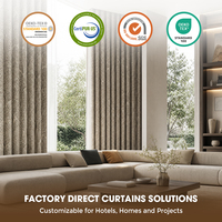 Premium Fuyao Oriental Hochwertige Verdunkelungsvorhänge Modernes Minimalistisches Design für Gehobene Inneneinrichtung