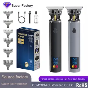 Nouveau électrique <span class=keywords><strong>pour</strong></span> tondeuse affichage numérique alliage huile tête tondeuse <span class=keywords><strong>pour</strong></span> tête <span class=keywords><strong>chauve</strong></span> gravure acier inoxydable <span class=keywords><strong>pour</strong></span> <span class=keywords><strong>coupe</strong></span> <span class=keywords><strong>de</strong></span> <span class=keywords><strong>cheveux</strong></span> à la maison - Product Image 3