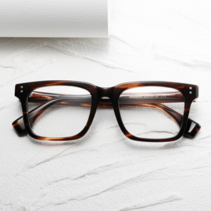 Rectangle Full Rim <b>Eyeglasses</b> Solid Color Anti-Uv Unisex Adults Vision Correction <b>Frames</b> JMM80RX - Product Image 1