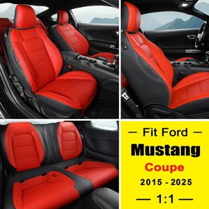 Set Completo di Fodere per Sedili Auto <span class=keywords><strong>su</strong></span> <span class=keywords><strong>Misura</strong></span> per Ford Mustang 2015-2024, Protezioni <span class=keywords><strong>in</strong></span> <span class=keywords><strong>Pelle</strong></span> Nappa per Cinque Posti - Product Image 2