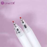 Ensemble de stylos gel effaçables en plastique Umei Grape Juice Design, encre bleue, écriture fluide, sans saut de trait, pour usage quotidien des étudiants, outil fiable