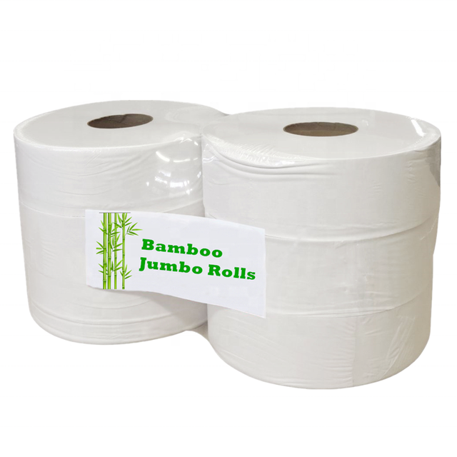 Your Brand Eco-Friendly Soft Bamboo Pulp Jumbo Roll Toilet Tissue