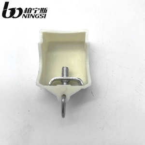 Rail de rideau moderne en S avec porte-rideaux à ruban, rails de rideaux ondulés de luxe pour la décoration de la maison et de l'hôtel - Product Image 1