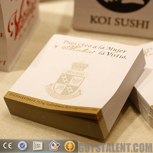 Professionale personalizzato stampato disegno riservato promozionale di carta scuola società sticky note book pad con voi logo - Product Image 4