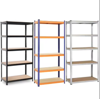 Système d'étagères en acier robuste certifié ISO 250kg/capacité de couche étagère modulaire en métal pour le stockage logistique en entrepôt