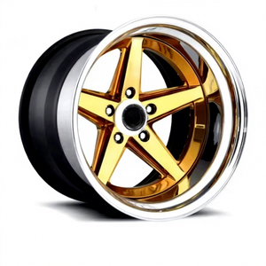 Jantes forgées Mforged Gold Concave Polished, <span class=keywords><strong>3</strong></span> pièces, à déport profond, 18-26 pouces, en alliage, pour Benz <span class=keywords><strong>BMW</strong></span> E46 C8 5x120 5x130 5x114.<span class=keywords><strong>3</strong></span> - Product Image 1