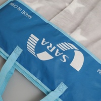 Sacs de rangement refermables en PVC, imperméables, anti-poussière, recyclables pour draps, couvertures, édredons, oreillers, chaussures, impression personnalisée