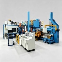 Presse d'extrusion d'aluminium 2000T, extrudeuse hydraulique 8 pouces, contrôle PLC, grande ligne de production de profilés en aluminium