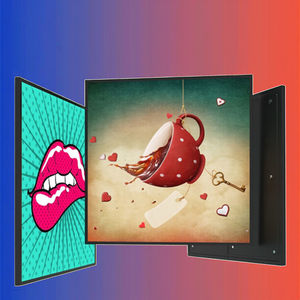 Quiosque de Publicidade LCD Quadrado com Uso Interno, Iluminação LED, Hotspot WiFi, Atualização de Programa Local/Servidor - Product Image 5