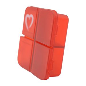 Promotion Gifts Plastic 4 Compartments Pill Box