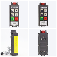 Télécommande sans fil industrielle étanche IP66 à 4 touches (2 doubles + 2 simples) pour verrou de sécurité de grue portique