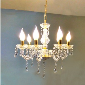 Pha Lê <span class=keywords><strong>Chandelier</strong></span> 5 Đèn Pha Lê Giống Như Acrylic Rõ Ràng Màu - Product Image 2