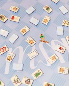 Aprs Mahj Themed Luxury Portable Acrylic American Mahjong Tile Set for 4 Players Factory Pre-order - Product Image 2