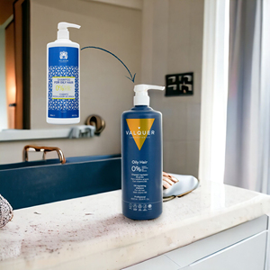 Champú de calidad superior de 400 ml para cabello graso sin sulfato para cabello dañado sin siliconas y sal vegana - Product Image 4