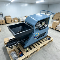 Machine à projeter le mortier multifonctionnelle, dispositif de pulvérisation de ciment et de plâtre pour la rénovation de maisons et le travail de revêtement mural en ciment