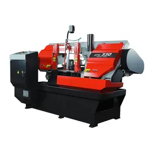 Cao-Tốc Độ Cho Ăn Tự Động Đa Chức Năng CNC Ban Nhạc Cưa Máy Cắt Kim Loại Nhỏ Bandsaw Máy