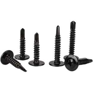 Vis autotaraudeuse noire M4.2x10 13 16 19 25 32 38 à tête fraisée Phillips en fer de grade A niveau 10.9 pour serrage - Product Image 3