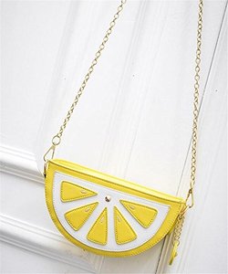 Sac de fruits en gros de haute qualité pastèque citron fermeture à glissière sac à bandoulière unique en forme toutes les saisons - Product Image 5