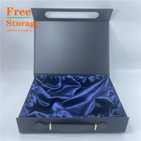 Coffret Cadeau de Luxe Personnalisé Pliable à Couvercle Aimanté, pour Emballage de Mèches de Cheveux, Boîte Type Valisette Réutilisable pour Perruques