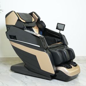 Dual Sl Rail Smart Massage Chair 3D Robotic Arm Home Electric With <b>Remote</b> <b>Control</b> Black Gold Color - Product Image 2
