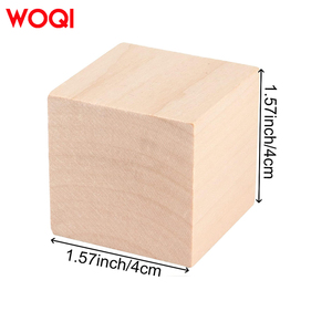 Woqi dở dang giá rẻ bán buôn gỗ tự nhiên khối cube cho hàng thủ công giáo dục diy đồ chơi cho trẻ em - Product Image 3