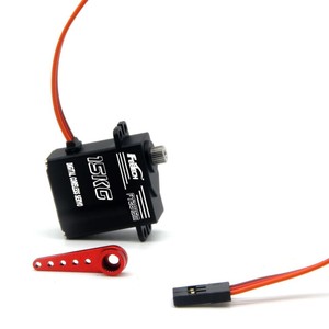 Servo Digital de 7.4V 15kg.cm 180 ° Motor sin núcleo con carcasa de aluminio y engranajes de acero para modelos RC K153 - Product Image 2