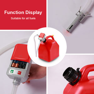 Pompe de transfert de liquide à piles portable pratique Transport facile Pompe à huile électrique Équipement de <span class=keywords><strong>service</strong></span> d'essence - Product Image 4