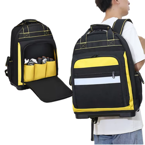 Sac à outils électroniques multifonctionnel Oxford à double bandoulière avec fermeture éclair pour l'entretien des ascenseurs, étuis à usage spécial - Product Image 5