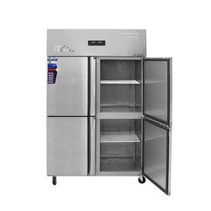 Commercial Kitchen Equipment Double Temperature Four Door <b>Refrigerator</b> Premium Double <b>Refrigerators</b> and <b>Freezers</b> - Product Image 1
