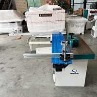 Scie à table coulissante MX5117T Mustang 4/5,5 kW avec moteur, tourelle de fraisage, table de travail 1130x670mm, vitesse de la tourelle 1800 tr/min, pour le meublement