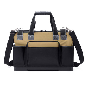 <span class=keywords><strong>Sac</strong></span> à outils en toile Oxford robuste - Spécial électricien et charpentier, grand <span class=keywords><strong>sac</strong></span> de transport portable avec plusieurs poches de rangement - Product Image 1