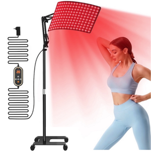 Nouvelle Lampe de Thérapie par Lumière Rouge 2026 avec Support à Roulettes, Panneau de Thérapie par Lumière Rouge 160 LED 660nm 850nm pour le Visage et le Corps, Utilisation à Domicile - Product Image 5