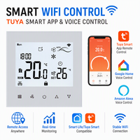 Termostato Inteligente FCU Táctil Programable OEM de Fábrica, Termostato de Habitación Modbus, Termostato de Ventiloconvector con Ventilador de 3 Velocidades, Termostato HVAC