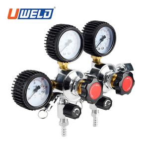 UWELD 2023 vendite calde CGA320 regolatore di birra <span class=keywords><strong>CO2</strong></span> a doppio calibro con valvola di sfiato barile di birra domestico - Product Image 4