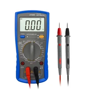 Multímetro digital DT9205, probador de resistencia de corriente de voltaje, multímetro portátil