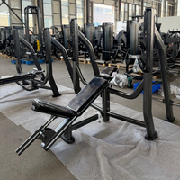 Banc de musculation incliné robuste pour entraînement de force, équipement de musculation, station d'entraînement commerciale, banc incliné olympique