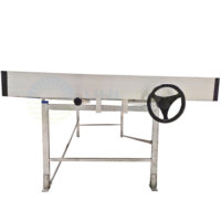 Table roulante d'inondation 4x8 avec poteaux verticaux accrocher la table de flux hydroponique de lumière LED bancs de culture pour serres à plusieurs travées