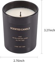 Fournisseur chinois de coffrets cadeaux de bougies parfumées de luxe personnalisées, 4 bougies parfumées, emballage en boîte magnétique
